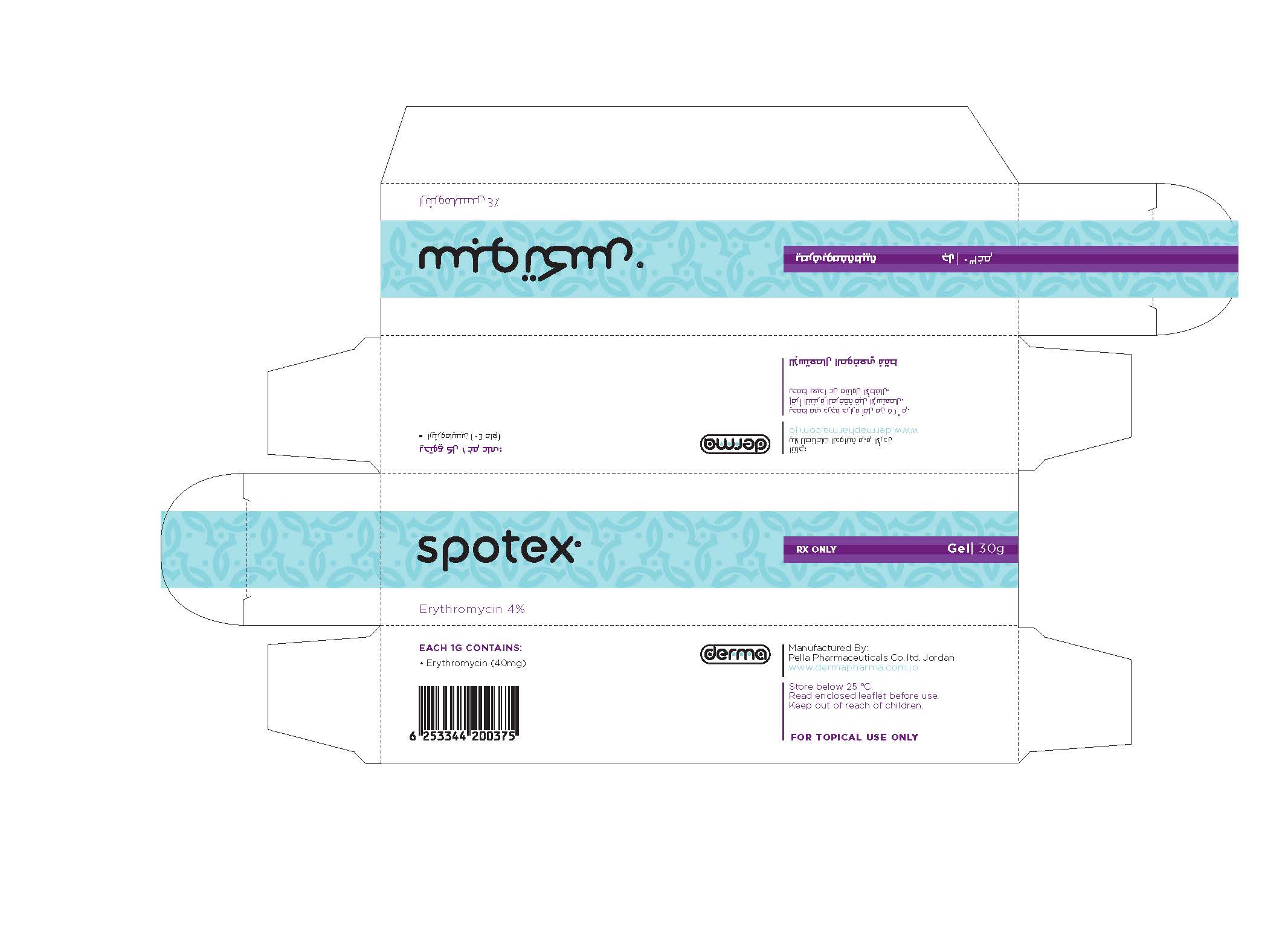 Spotex Gel Package Insert Prescribing Information